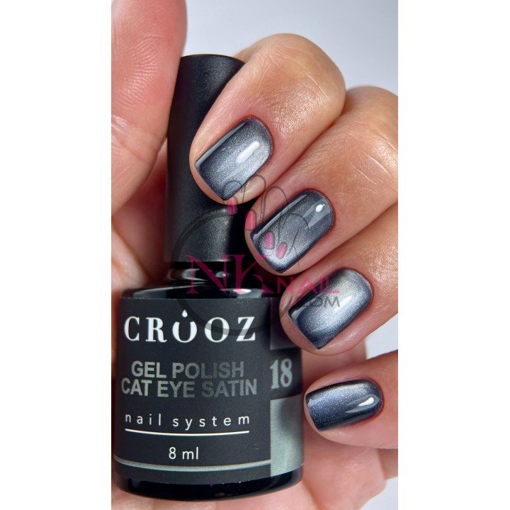 Гель-лак Crooz Cat Satin №18, 8 мл TPO free